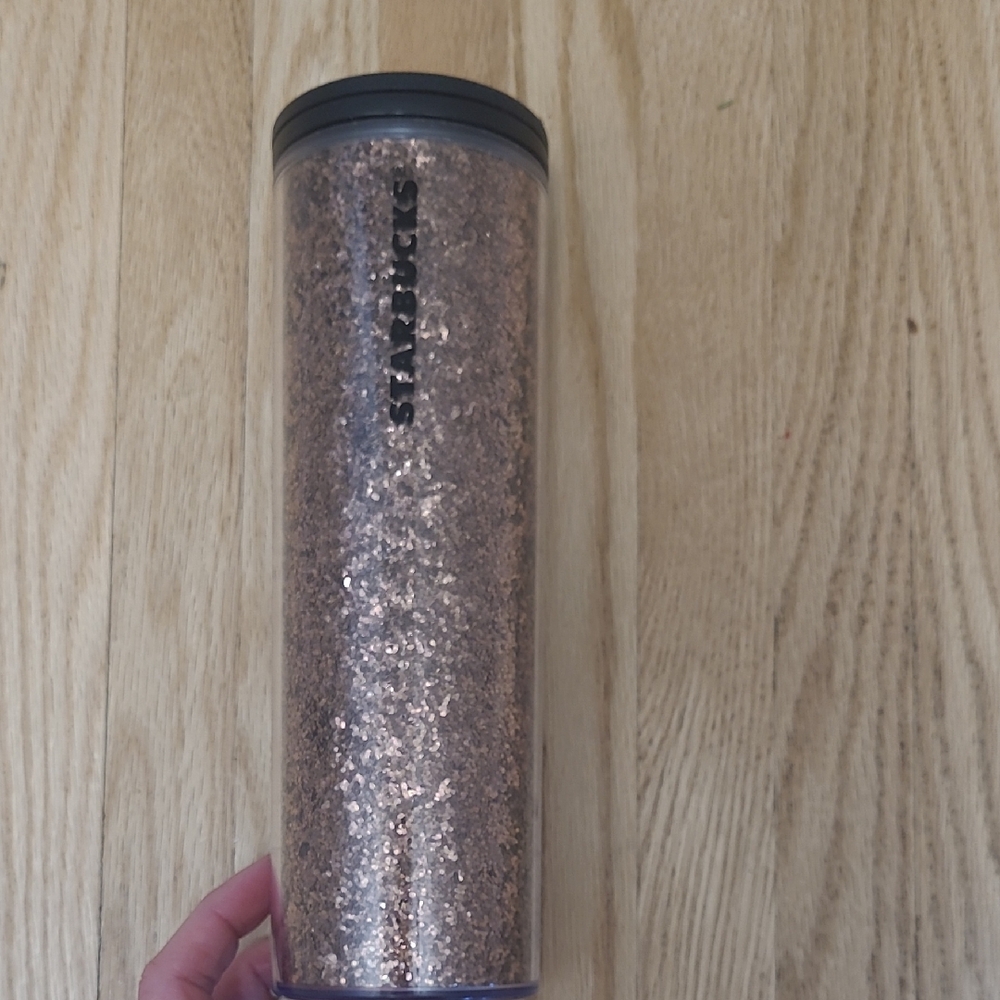 Starbucks Gold Glitter Tumbler